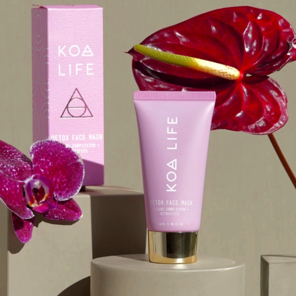 🆕 NIB~ KOA LIFE DETOX FACE MASK~ CLEARS COMPLEXION + DETOXIFIES